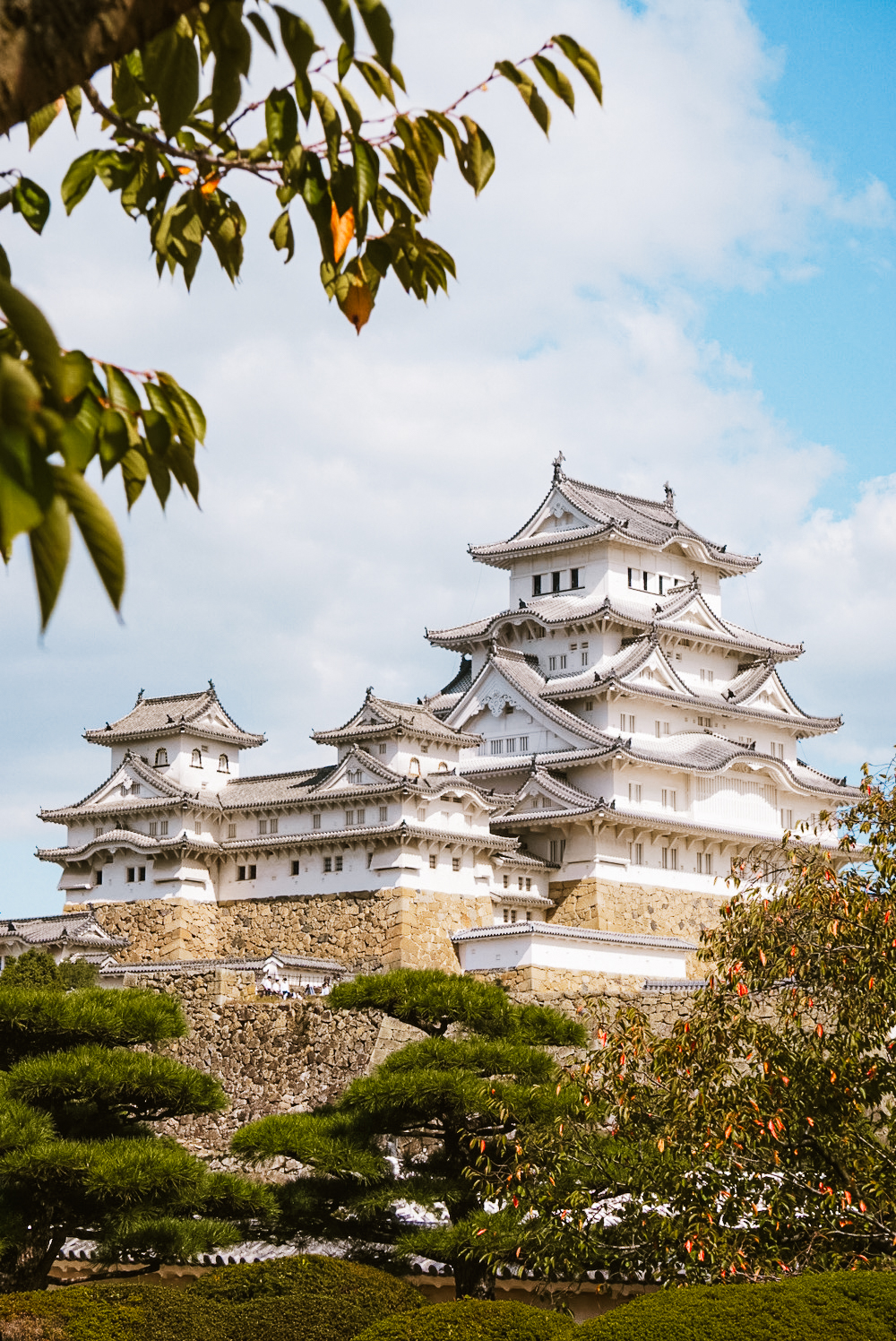 Himeji kasteel, reisroute Japan