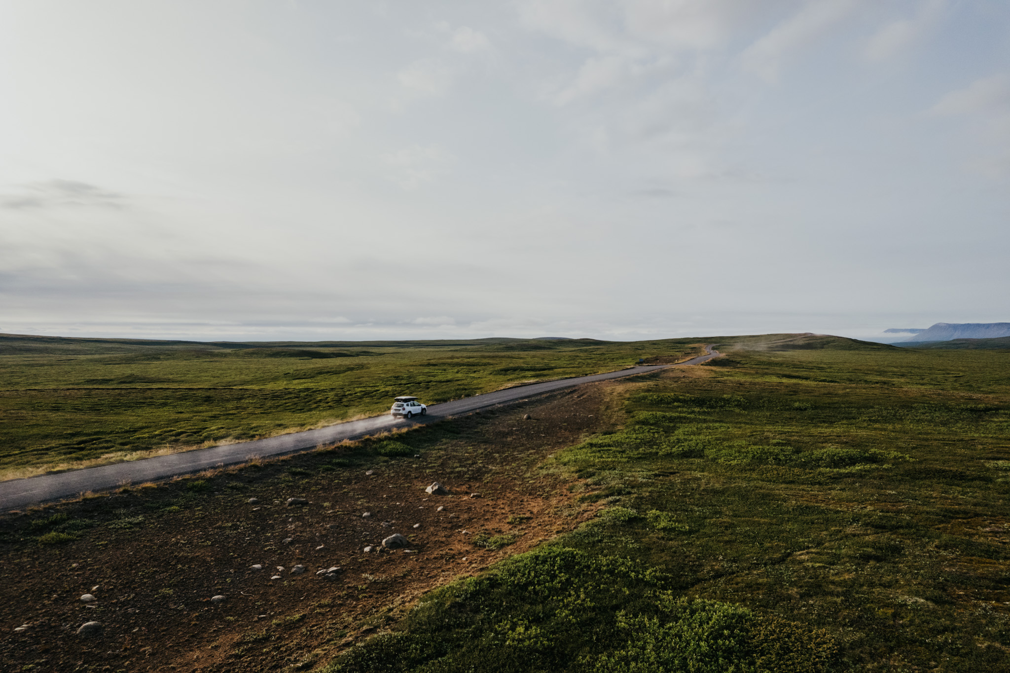 Auto roadtrip door IJsland