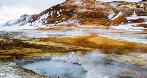 IJsland in de winter, hverir