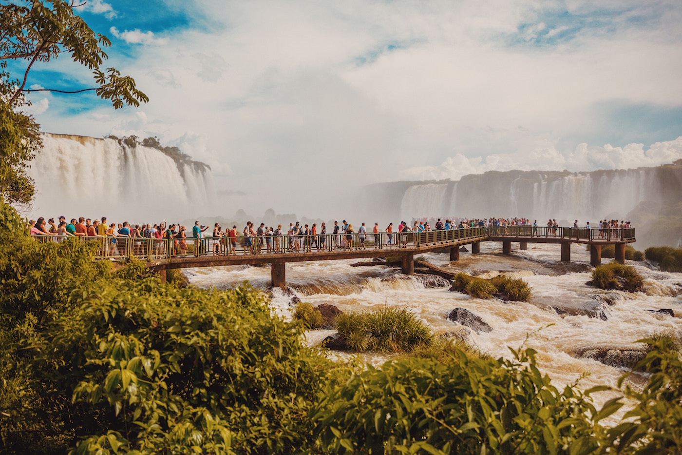Iguacu watervall in Brazilie