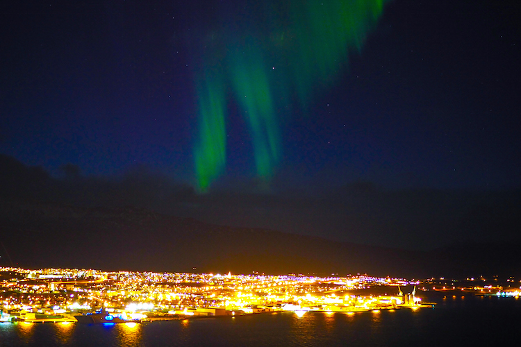 akureyri ijsland noorderlicht