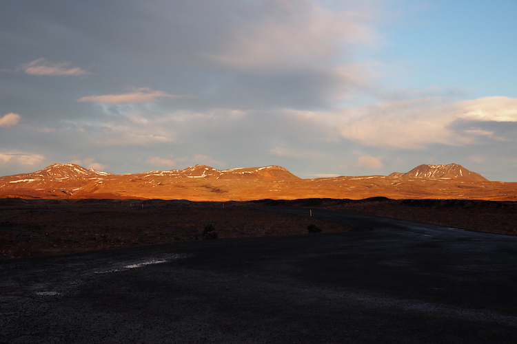Ijsland zonsondergang