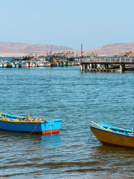 In de haven van Paracas