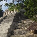 Inscripties palenque tempel mexico