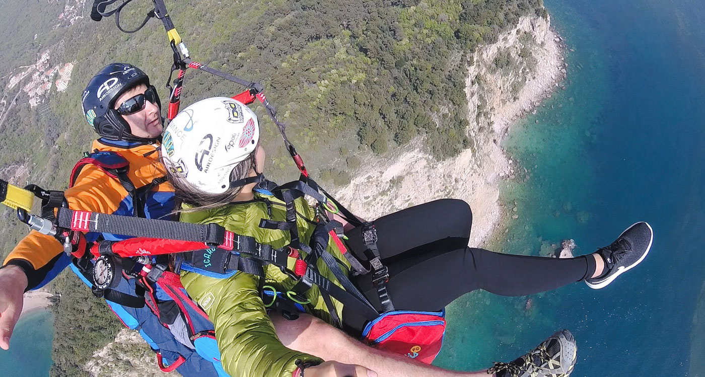 Interrail montenegro paragliden