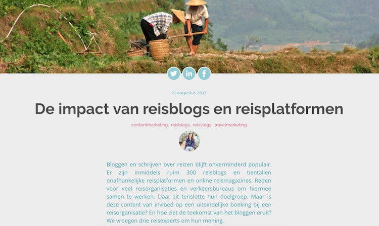Interview WeAreTravellers met LBL content bureau