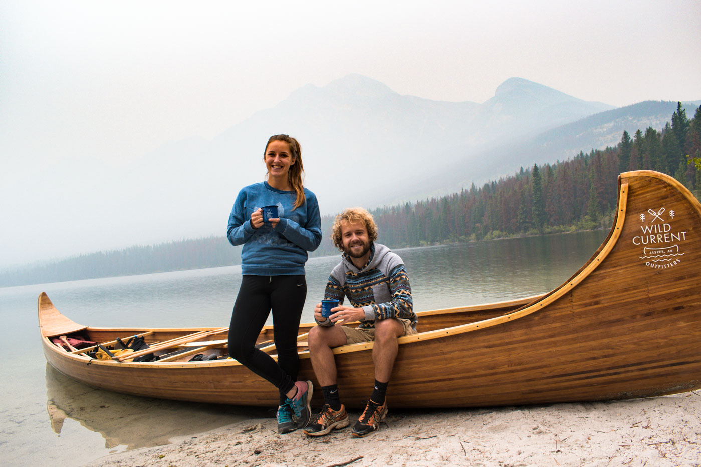 Jasper National Park Canada Pyramid Lake Wild Current Kano