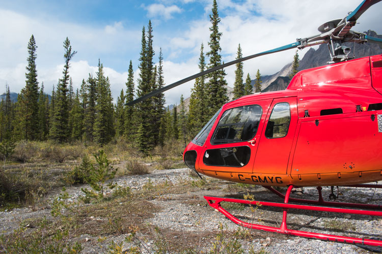 Jasper National Park helicoptervlucht helikopter