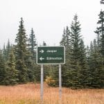 roadtrip West-Canada route Jasper National Park roadtrip Canada