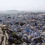 Jodphur blauwe stad backpack route india