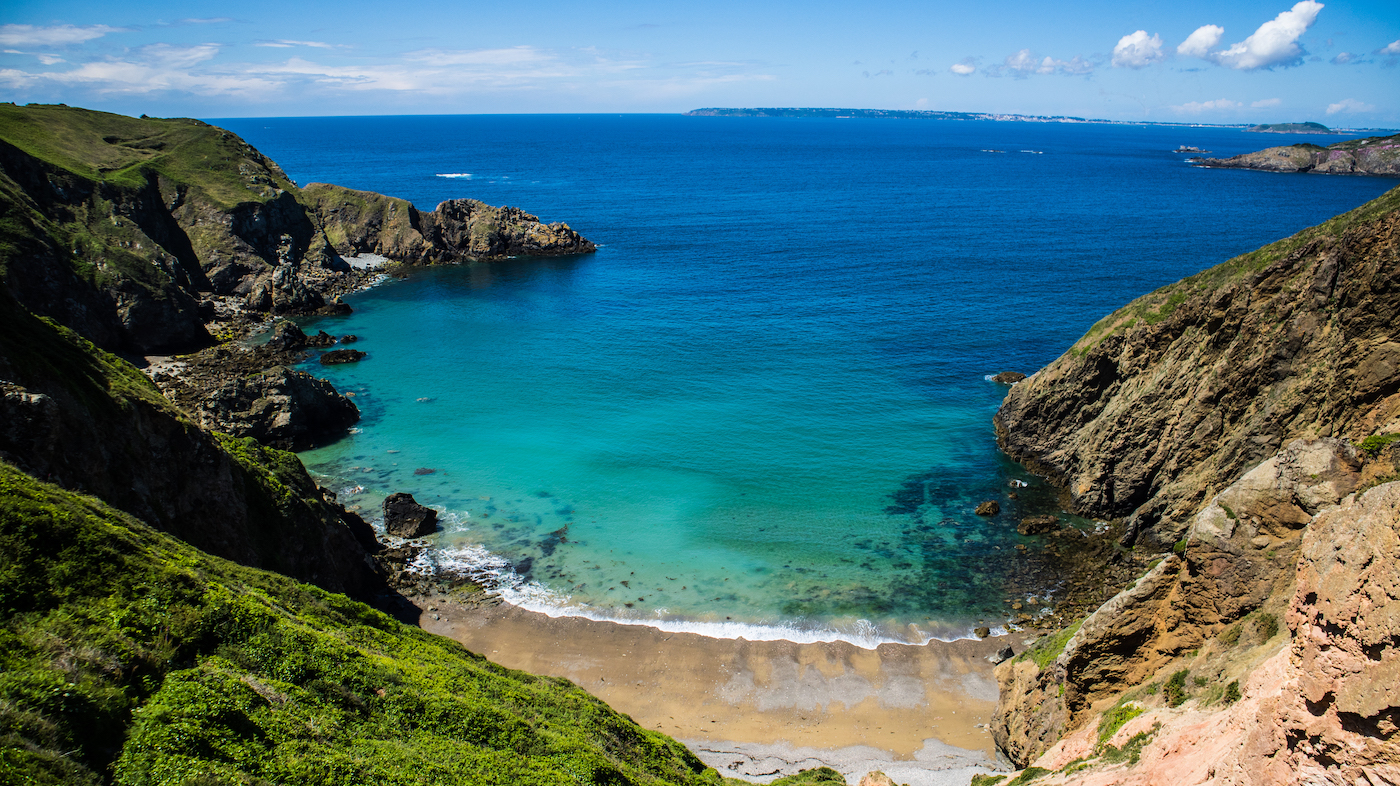 Kanaaleilanden sark baai