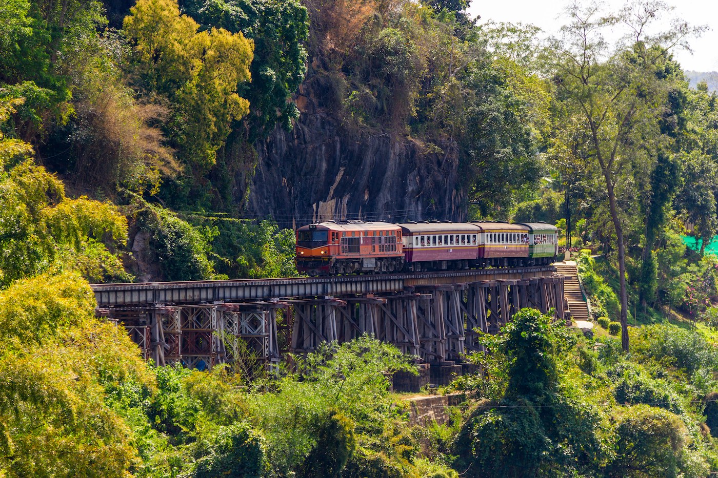 Kanchanaburi The Dead Railway Train
