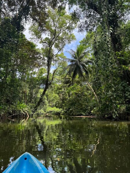 Kanoën bij Punta Uva