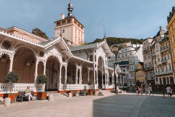 Karlovy Vary, mooie stad in Tsjechië