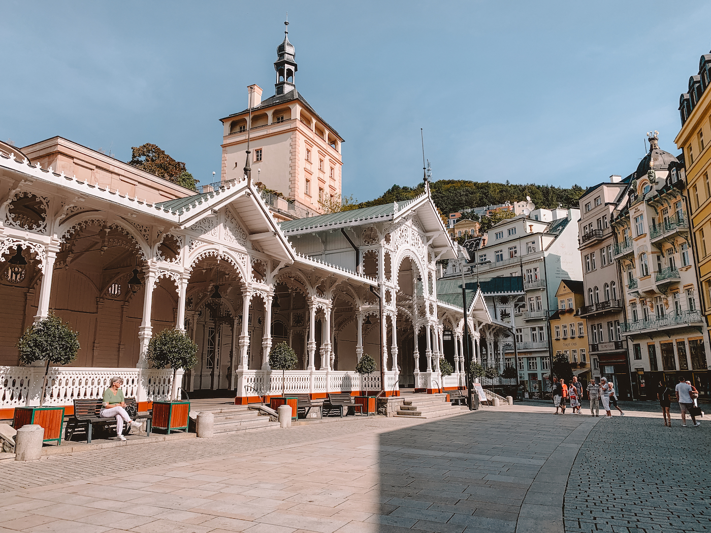 Karlovy Vary, mooie stad in Tsjechië
