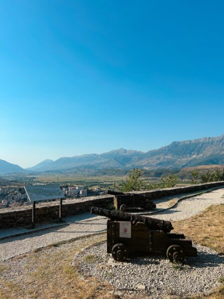 Kasteel Berat uitzicht