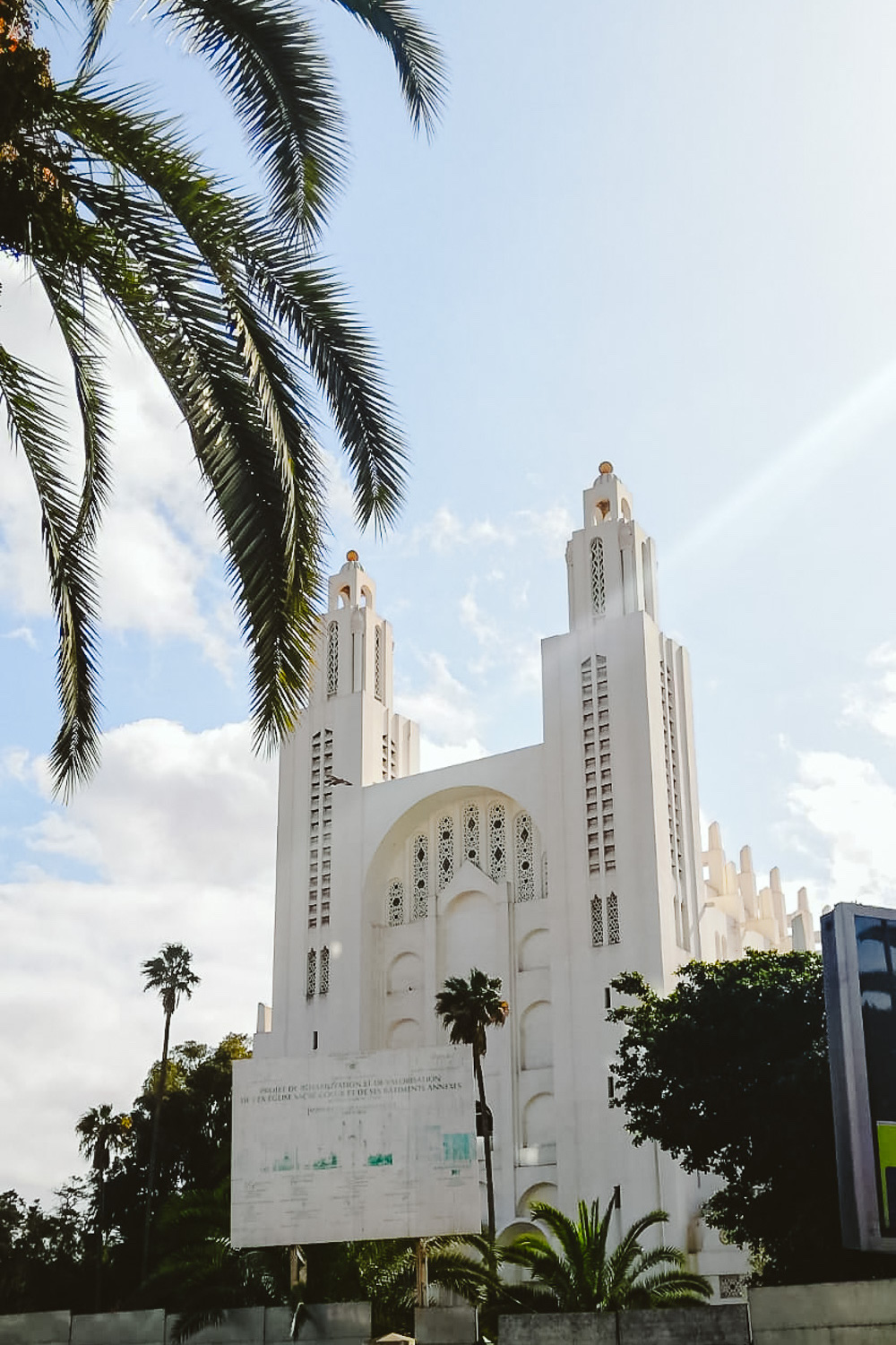 Kathedraal, bezienswaardigheid in Casablanca Marokko