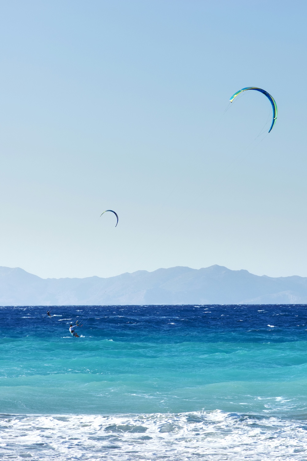 Kitesurfen op Rhodos