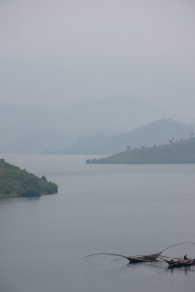 Kivu Lake uitzicht