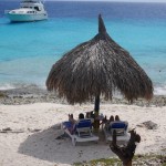Klein Curacao parasols