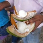 Kokosnootijs Curacao asis fruitswagen