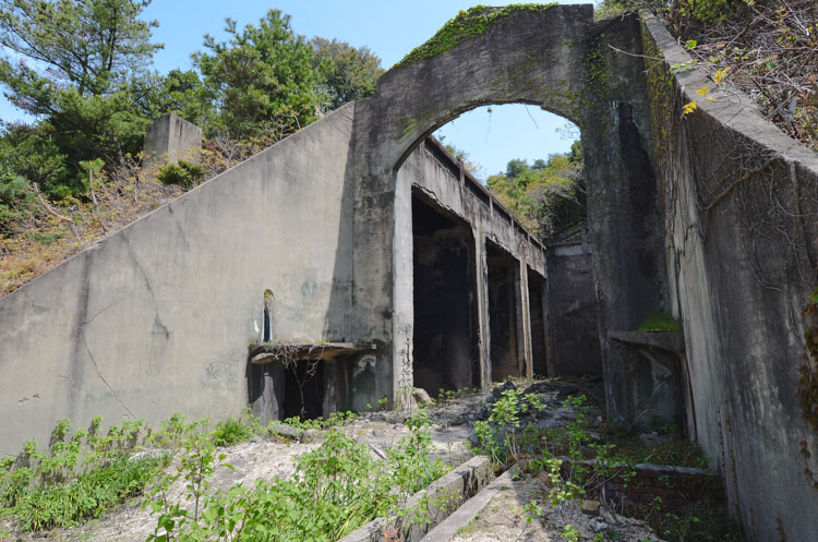 Konijneneiland Okunoshima ruine gifgas fabriek