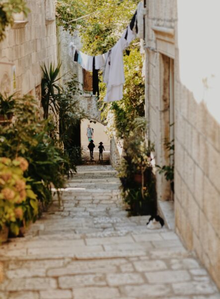 Korcula kroatie straatjes