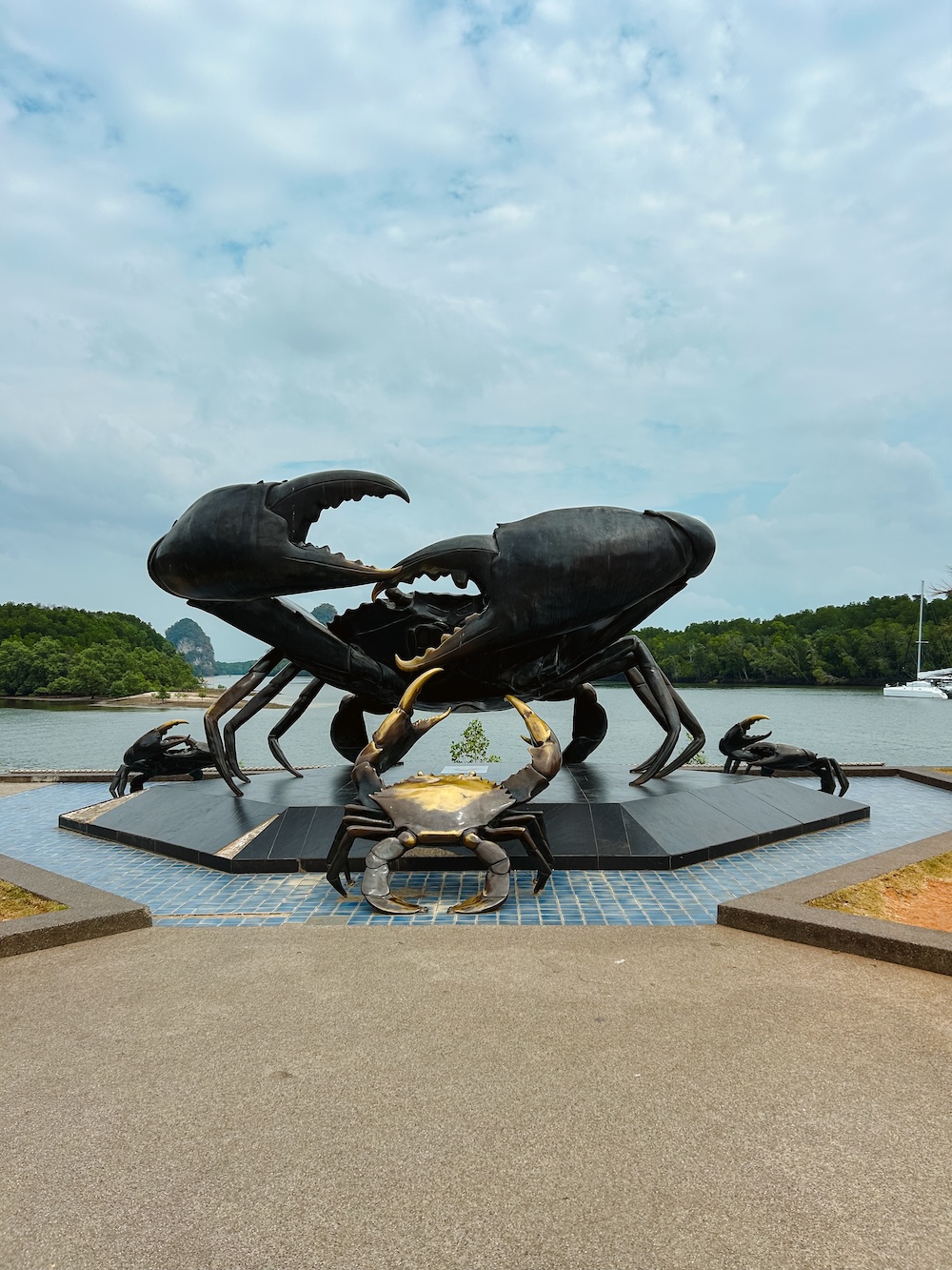 Krabi krab kunstwerk