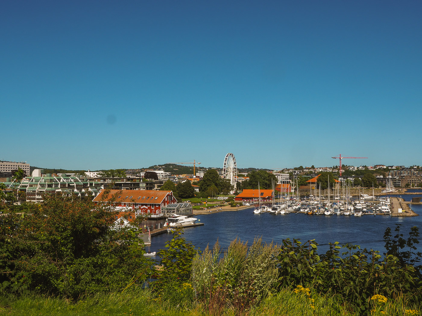 Uitzicht op Kristiansand