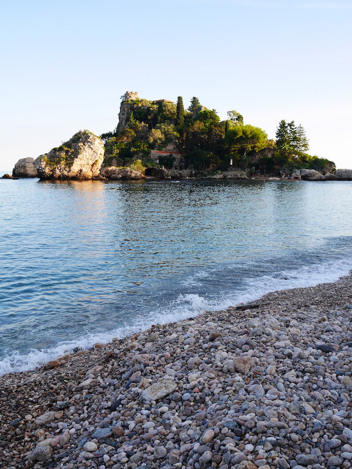 Kust oost sicilie taormina strand