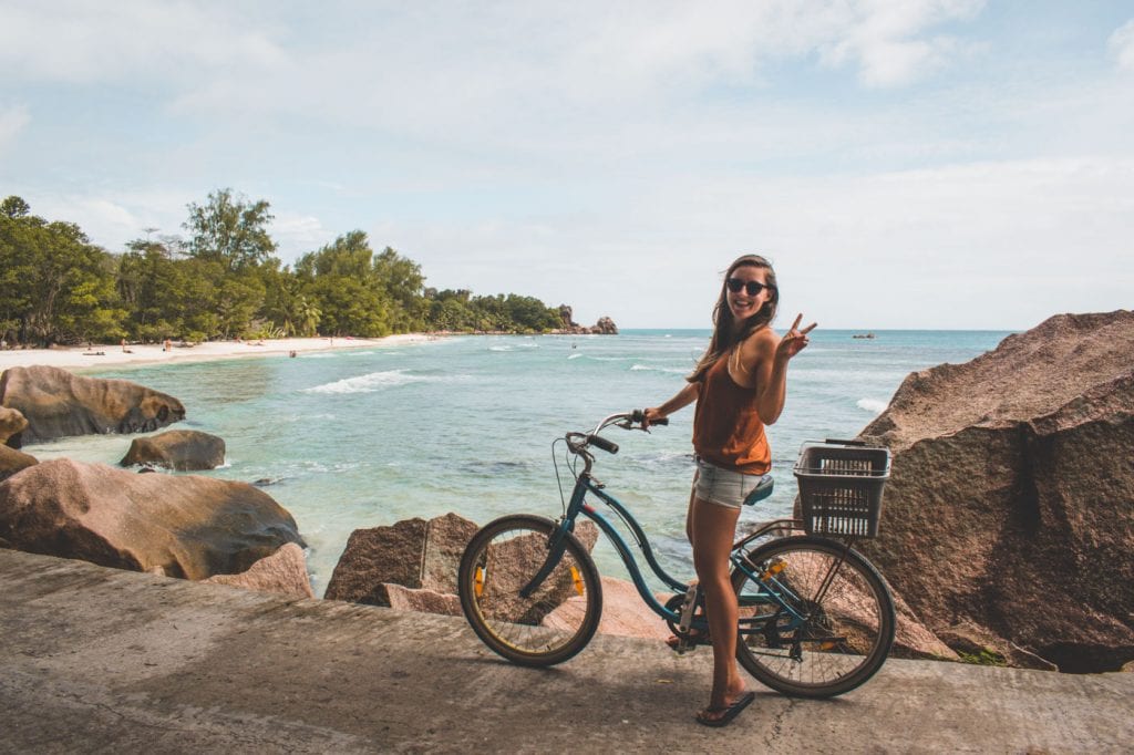 La Digue Seychellen fiets eiland