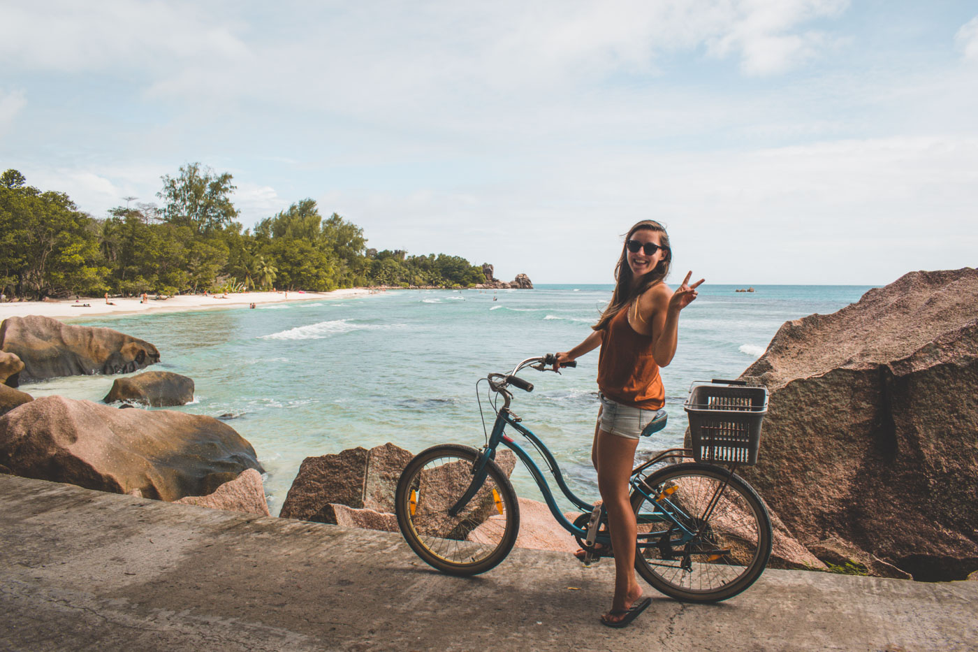 La Digue Seychellen fiets eiland