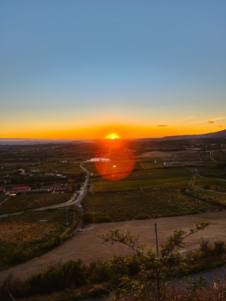 Laguardia zonsondergang