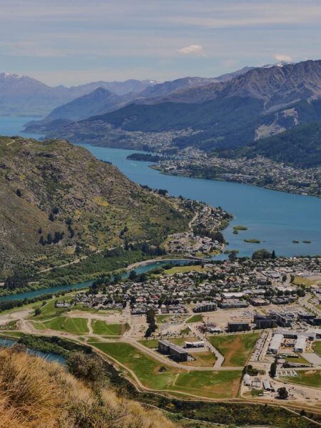 Lake Alta uitzicht op Queenstown