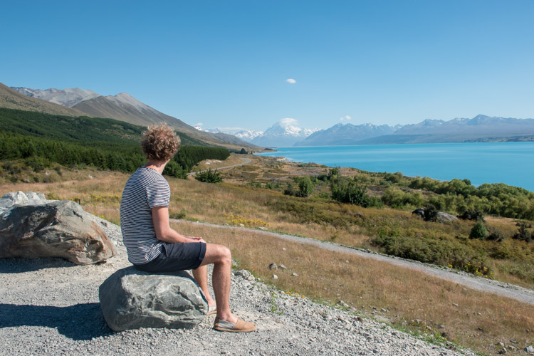 Lake Pukaki Nieuw Zeeland Peter's Lookout