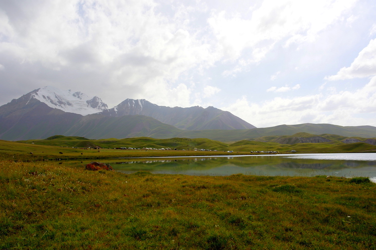 Landschap Kirgizie reizen