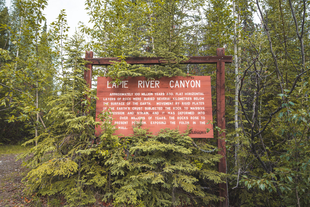 Lapie River Canyon South Canol Road Yukon_