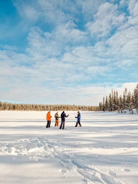 Lapland sneeuwschoenwandeling