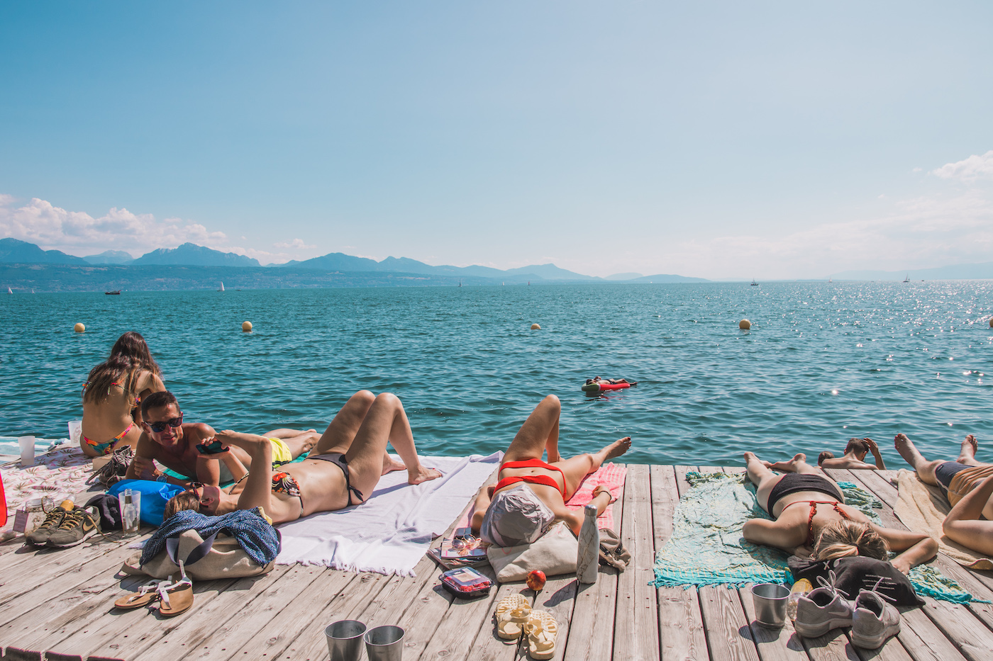 Lausanne zwitserland meer van geneve