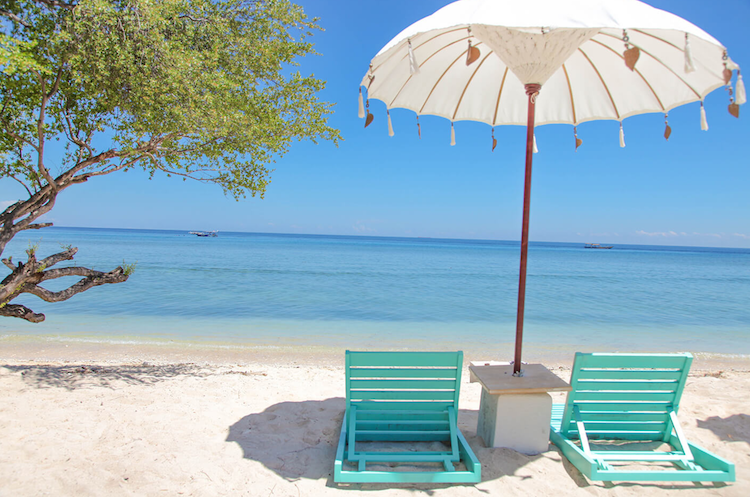 Le Pirate Gili Trawangan strand
