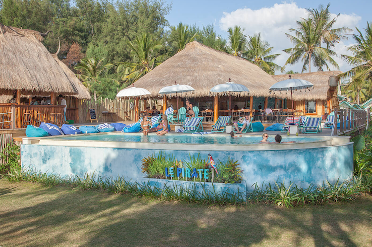 Le Pirate Gili Trawangan zwembad