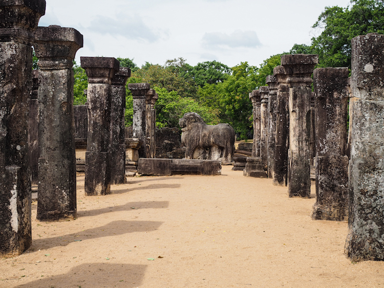 Leeuwen-troon-Polonnaruwa
