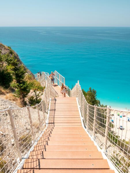 Lefkas stranden Egremni Beach