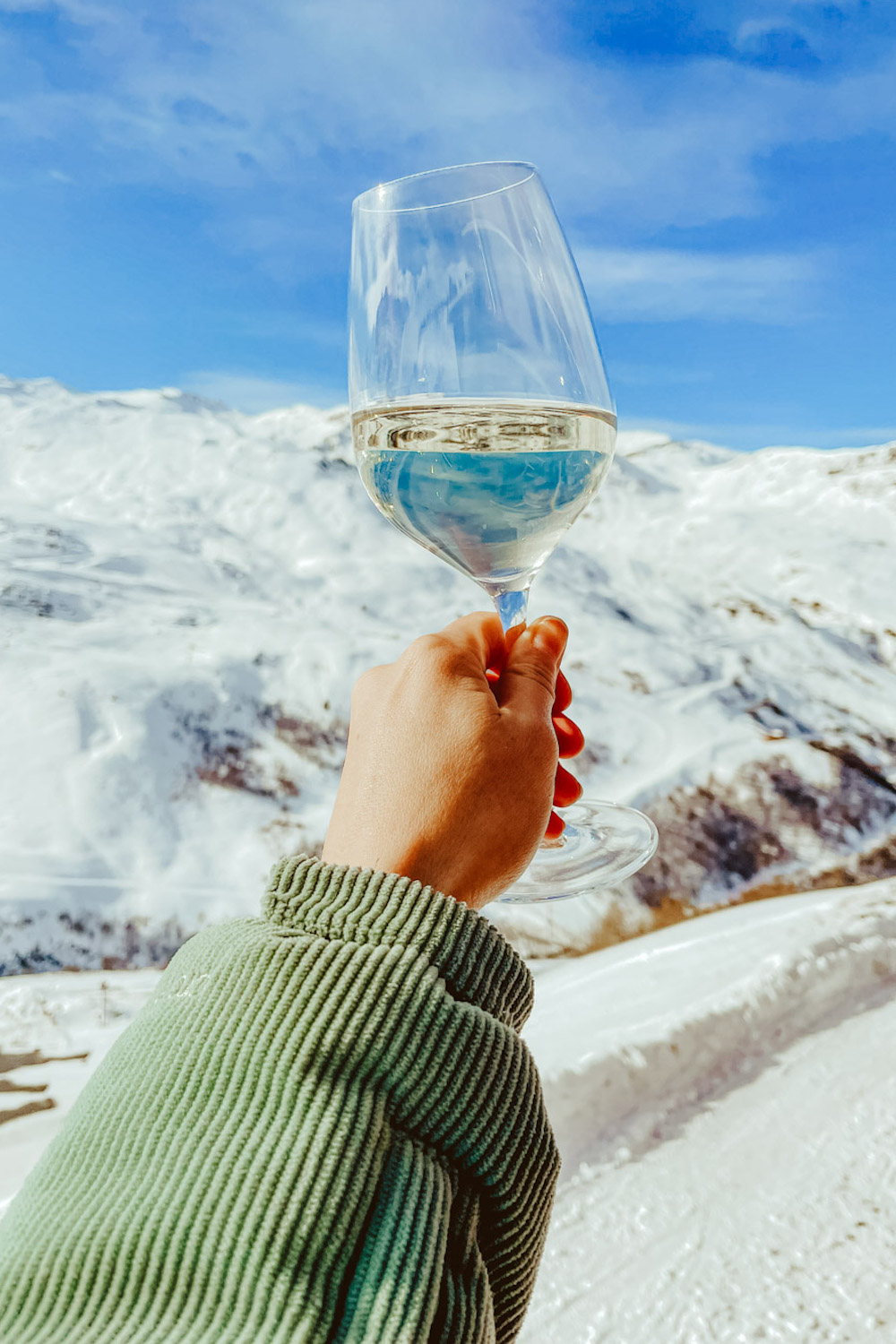 Les Menuires skigebied restaurants wijn