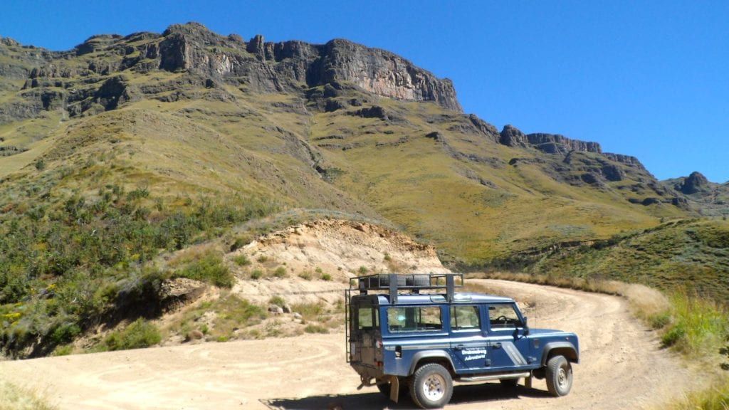 Lesotho roadtrip gebergte