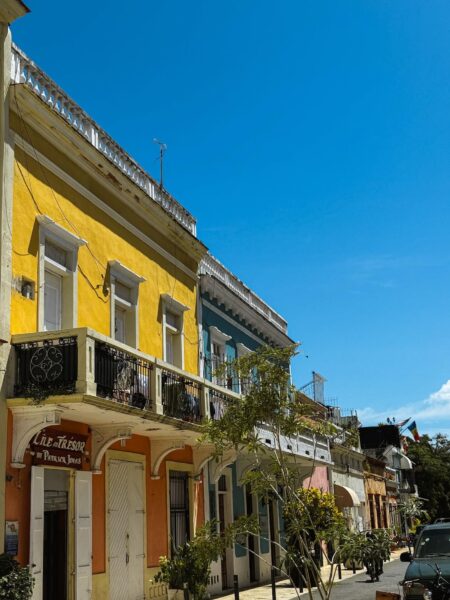 Leuke gekleurde huisjes Santo Domingo