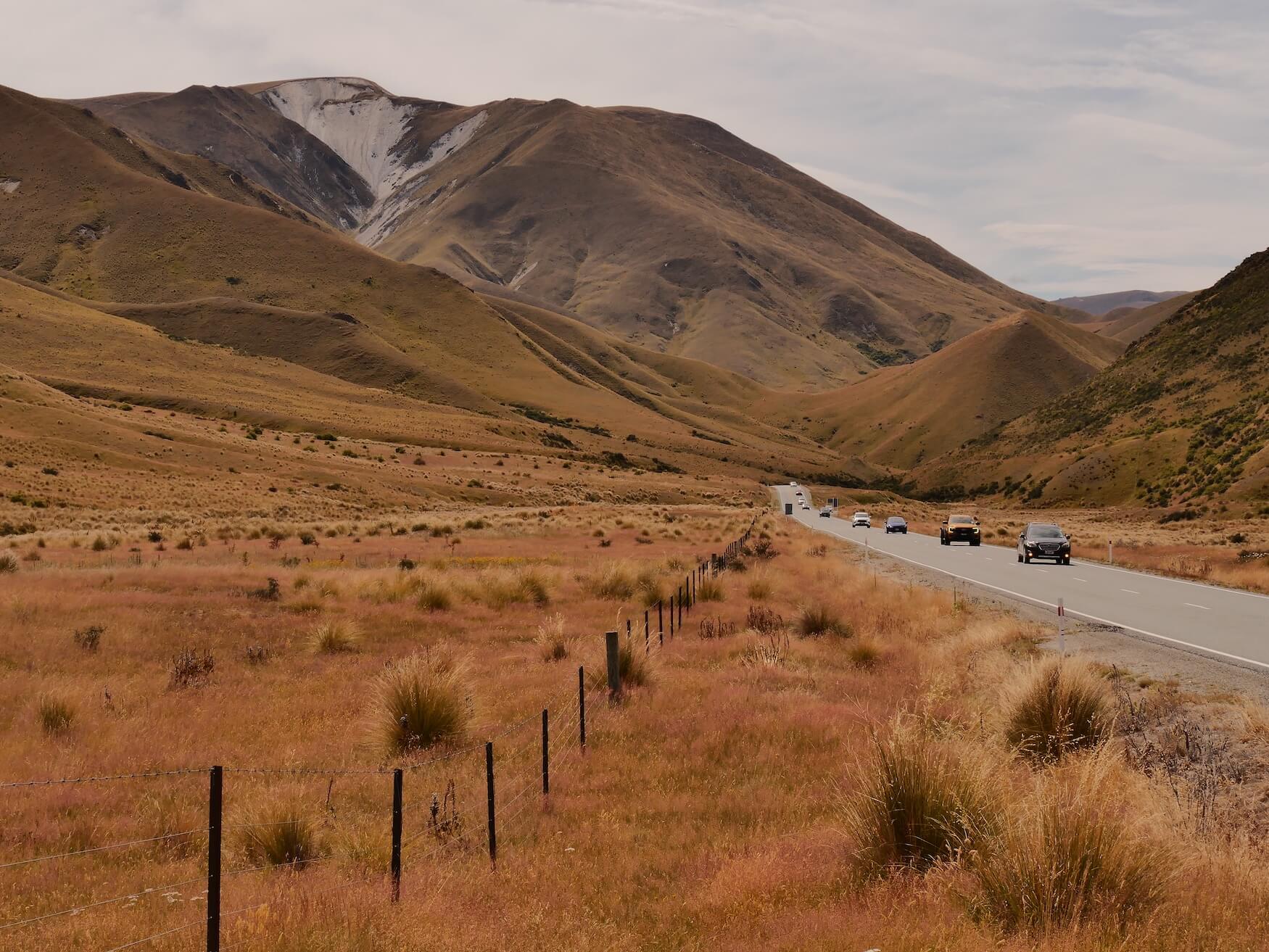 Lindis pass weg, Wanaka