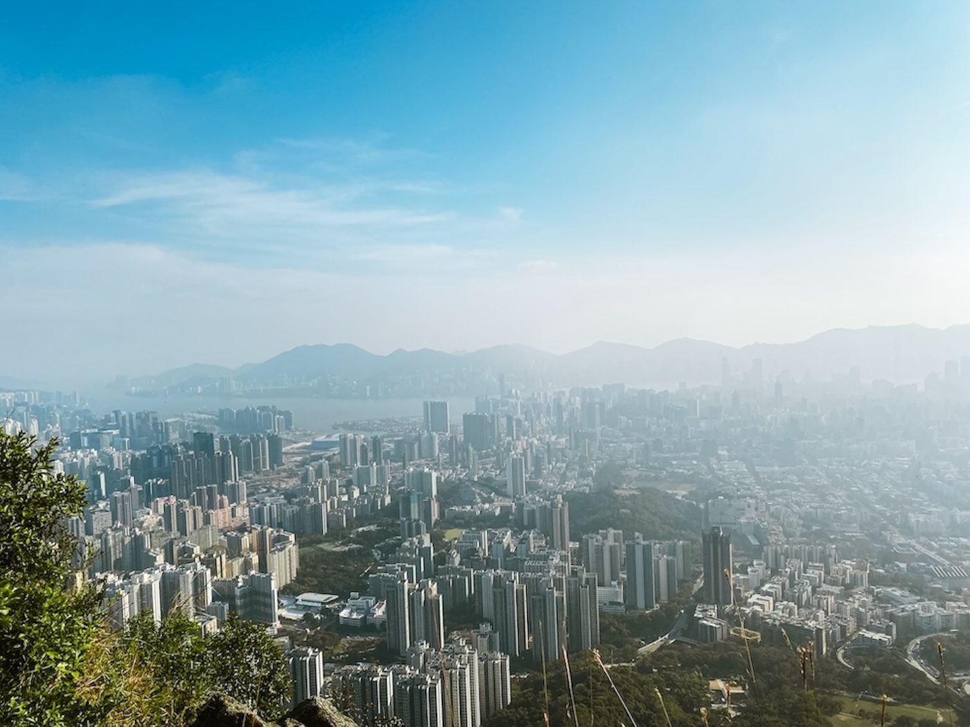 Lion Rock hike uitzicht Hongkong