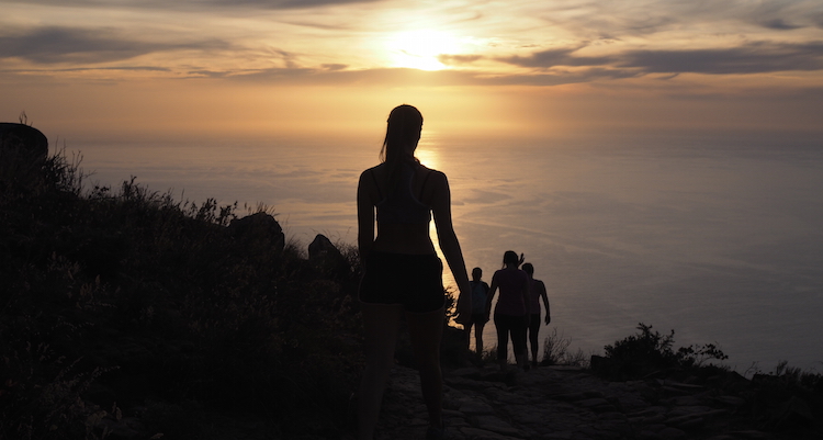 Lions head zonsondergang kaapstad