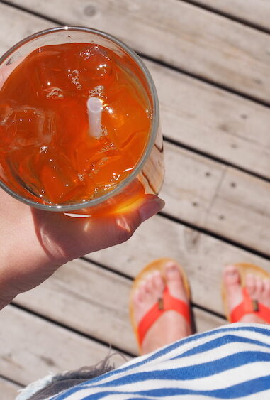 Little Brick Edmonton ice tea